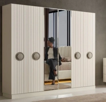 SEGOİVA MDF 6 KAPILI DOLAP ürün görseli 1