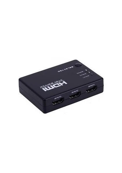 Alfais 4750 3 Giriş 1 Çıkış Kumandalı HDMI Switch ürün görseli 1