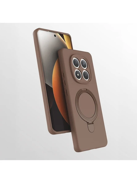 Xiaomi Redmi Note 15 Pro Plus Kılıf M-safe Şarj Özellikli Standlı Zore Samara Kapak ürün görseli 1