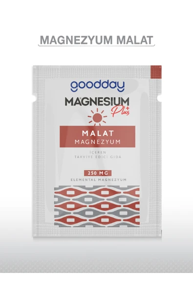 GOODDAY Magnesium Malat Plus M 250mg 30 Saşe - Resim 4