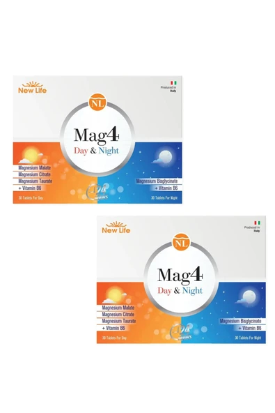 NEW LİFE Mag4 Day Night 30 + 30 Tablet X2 ürün görseli 1