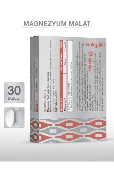 GOODDAY MAGNESIUM PLUS M ( Malat ) 30 TABLET - Resim 2