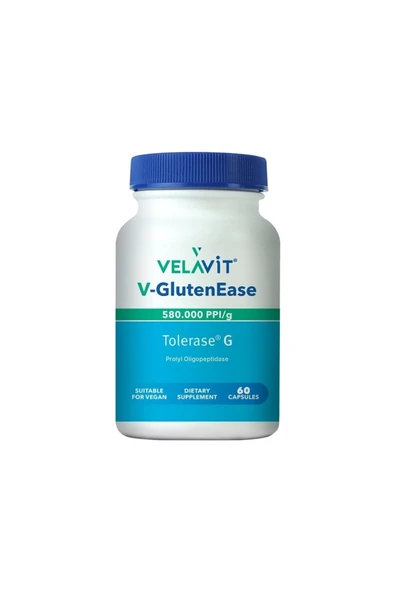 VELAVİT V-GlutenEase Takviye Edici Gıda 60 Kapsül ürün görseli 1
