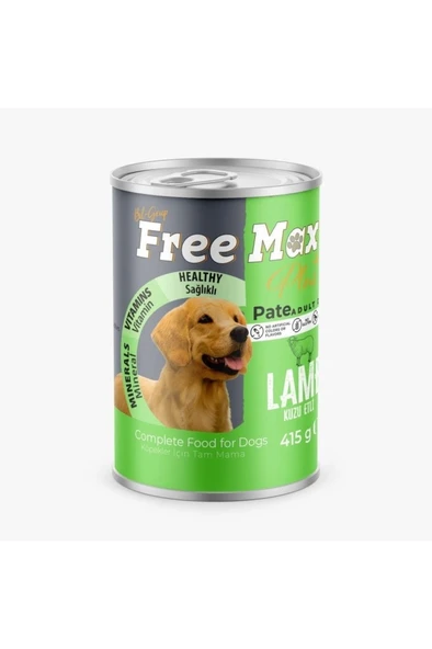 Free Max Kuzulu Köpek Konservesi Pate 415 gr ürün görseli 1