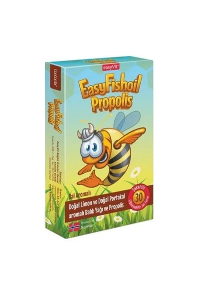 EASYVİT Easyfıshoıl Propolıs Ve Omega 3 Teg ürün görseli 1