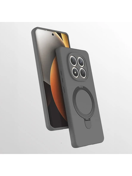 Xiaomi Redmi Note 15 Pro Plus Kılıf M-safe Şarj Özellikli Standlı Zore Samara Kapak ürün görseli 1