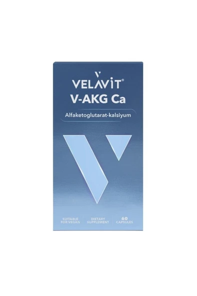 VELAVİT V-AKG Ca - Alfa-ketoglutarat (AKG) - Longevity - 60 Kapsül ürün görseli 1