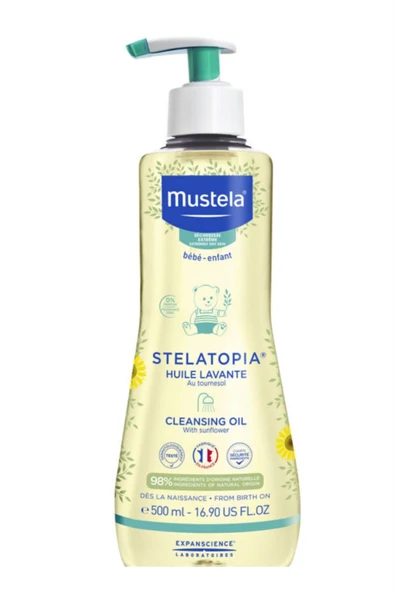 MUSTELA Stelatopia Huile Lavante Cleansing Oil 500 ml ürün görseli 1