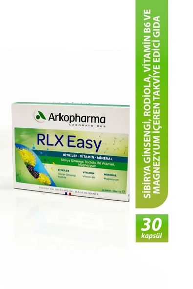 ARKOPHARMA Arkorlx Easy 30 Tablet ürün görseli 1