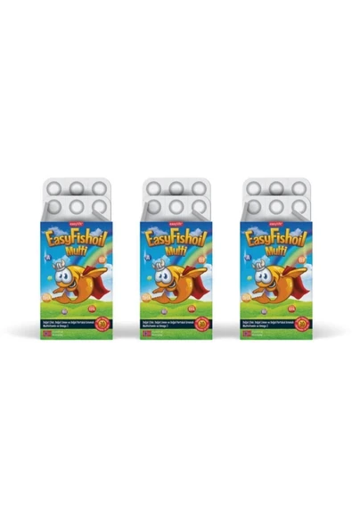 EASY FİSHOİL Easyfishoil Multi Omega 3 30 Tablet 3 Adet ürün görseli 1