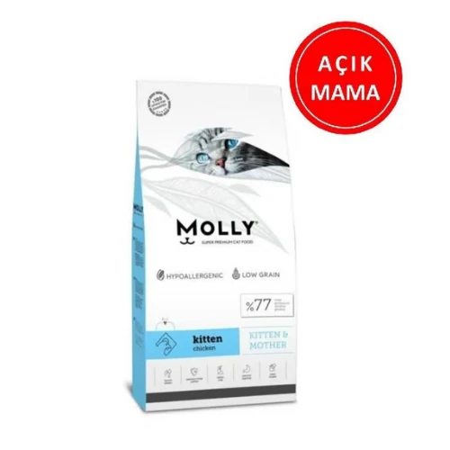 Molly Kitten ( Yavru ) Tavuk Etli Açık Kedi Maması 4 kg - yavru kedi maması ürün görseli 1