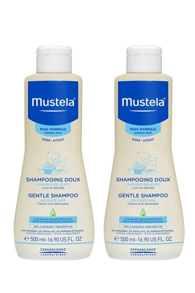 MUSTELA Gentle Bebek Şampuanı 500 Ml X 2 Adet ürün görseli 1