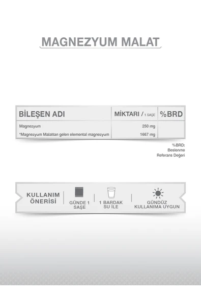 GOODDAY Magnesium Malat Plus M 250mg 30 Saşe - Resim 5
