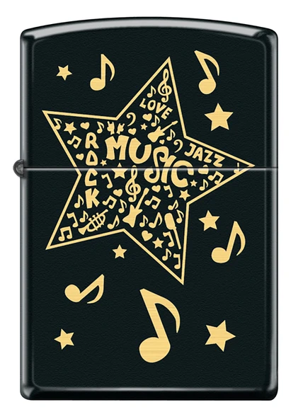 Zippo Music Star Dizayn Çakmak ürün görseli 1