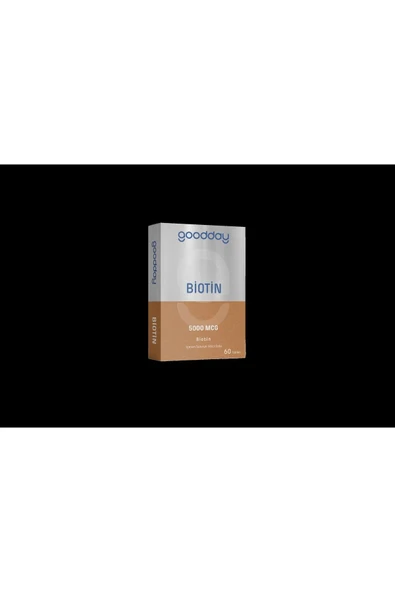 GOODDAY Biotin 60 Tablet - 5000 Mcg Biotin - Resim 2