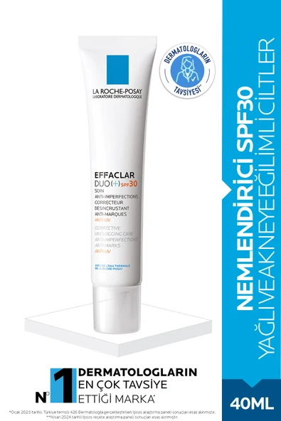 LA ROCHE POSAY Effaclar Duo (+) Spf30 - Yağlı Ciltler Için Krem 40ml ürün görseli 1