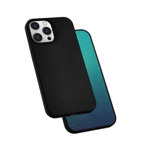 Abatech iPhone 14 Pro Max Siyah Lansman Kılıf - Resim 2