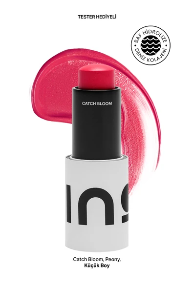 INO COSMETİC Peony Stick Ruj & Allık - 4,5Gr ürün görseli 1