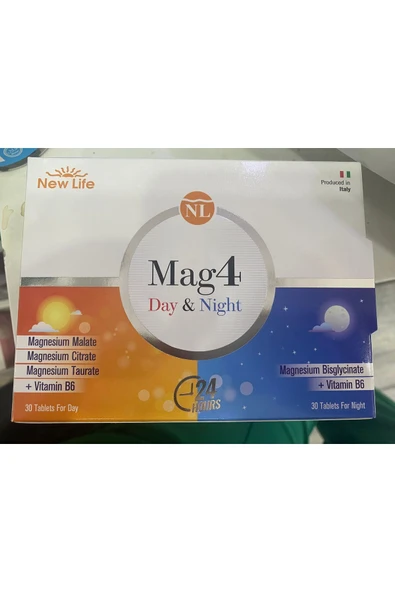 NEW LİFE GECE GÜNDÜZ MAGNEZYUM NEWLİFE MAG 4 DAY&NİGHT ürün görseli 1