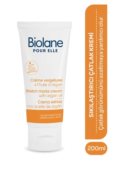 BİOLANE Çatlak Önleyici %97 Doğal içerikli Sıkılaştırıcı Leke Karşıtı Elastikiyet Artırıcı Krem (200ml) ürün görseli 1