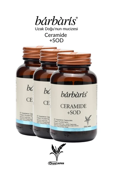 BARBARİS BARBARİS CERAMIDE+SOD 30 CAPSULES*3 PAKET ürün görseli 1