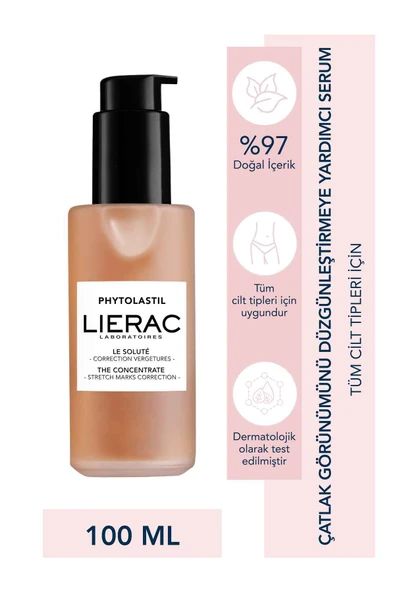 LİERAC Phytolastil Çatlak Görünümünü Önlemeye Yardımcı Serum 100ml Hamilelik Ve Kiloya Bağlı Çatlak Bakımı ürün görseli 1