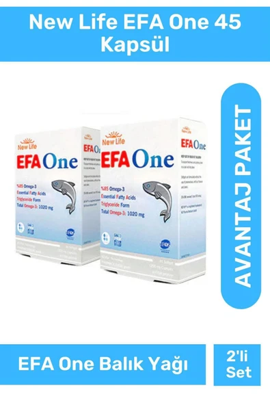 NEW LİFE Efa One Omega-3 45 Kapsül 2 Adet ürün görseli 1