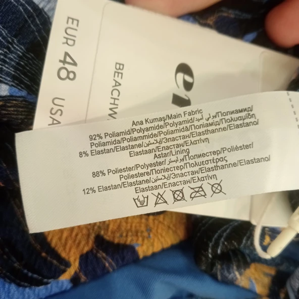 Büyük Beden Çiçekli Tek Parça Mayo - Resim 5