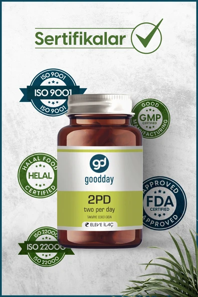 GOODDAY Goodday 2pd Two Capsule Per Day 60 Kapsül - Resim 5