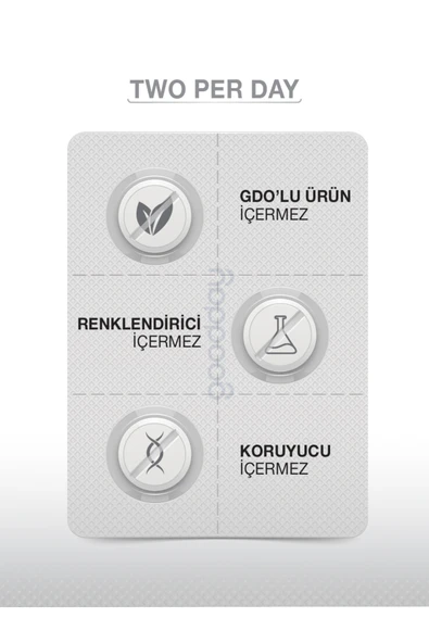GOODDAY 2pd Two Per Day Multi Vitamin 60 Kapsül 29 Etken Madde - Resim 4