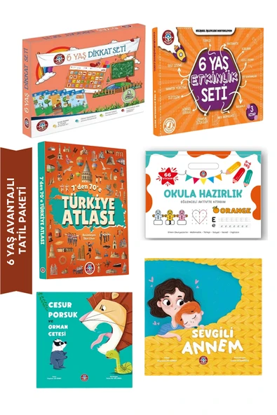 Çocuk Akademi 6 Yaş Avantajlı Tatil Paketi ürün görseli 1
