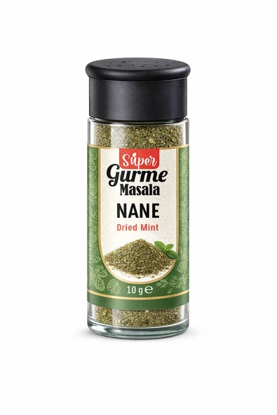 Nane 10 gr Cam Şişe – Doğal Kurutulmuş Nane (Dried Mint) ürün görseli 1