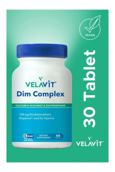 VELAVİT Dim Complex - Dim Takviyesi - 30 Tablet ürün görseli 1