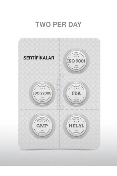GOODDAY 2pd Two Per Day Multi Vitamin 60 Kapsül 29 Etken Madde - Resim 6