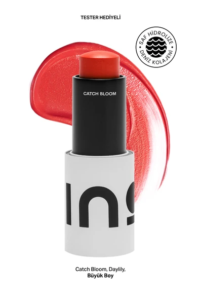 INO COSMETİC Daylily Stick Ruj & Allık 8,77Gr (Saf Kolajen) ürün görseli 1
