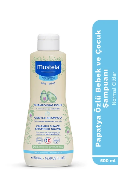 MUSTELA Gentle Shampoo Papatya Özlü Bebek Şampuanı 500 ml ürün görseli 1