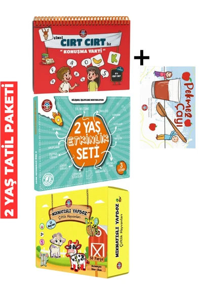 Çocuk Akademi 2 Yaşa Özel Tatil Etkinlik Paketi ürün görseli 1