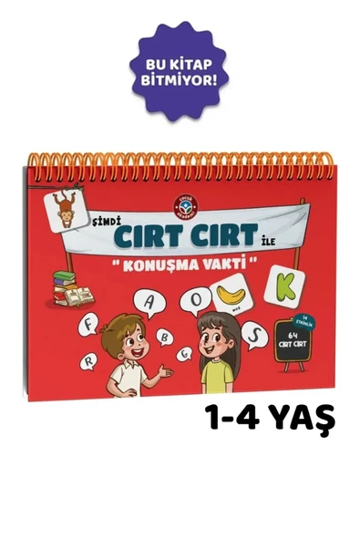 Çocuk Akademi CIRT CIRT KONUŞMA VAKTİ AKTİVİTE KİTABI ürün görseli 1