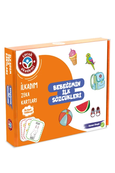 Çocuk Akademi Ilk Adım Zeka Kartı Bebeğimin Ilk Sözcükleri ürün görseli 1