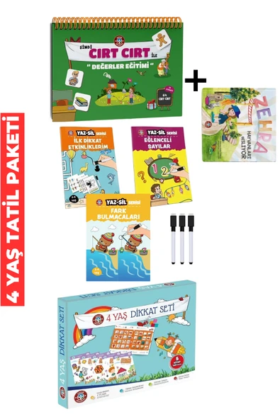 Çocuk Akademi 4 Yaşa Özel Tatil Etkinlik Paketi ürün görseli 1