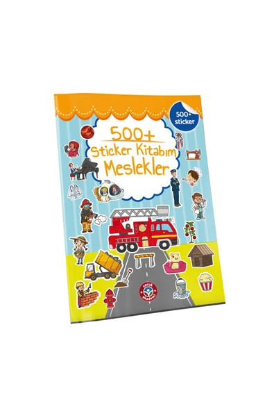 Çocuk Akademi 500 Sticker Kitabım-meslekler ürün görseli 1