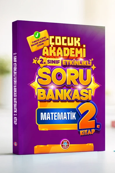 Çocuk Akademi 2. Sınıf Etkinlikli Soru Bankası Matematik 2. Kitap ürün görseli 1