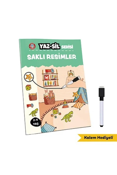 Çocuk Akademi Yaz Sil Serisi Saklı Resimler ürün görseli 1