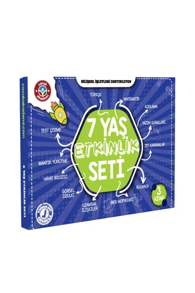 Çocuk Akademi Etkinlik Seti 7 Yaş ürün görseli 1