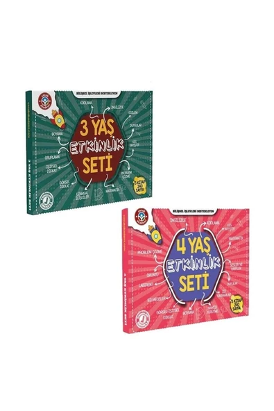 Çocuk Akademi 3Yaş ve 4 Yaş Etkinlik Seti ürün görseli 1