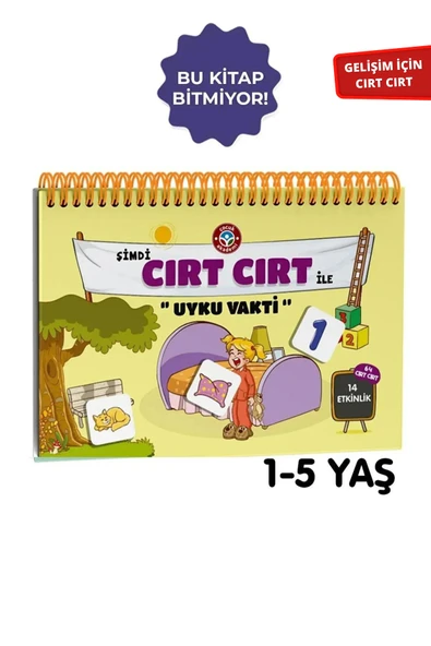 Çocuk Akademi Şimdi Cırt Cırt ile Uyku Vakti Kitabı ürün görseli 1