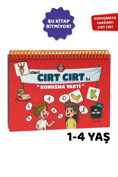 Çocuk Akademi Şimdi Cırt Cırt ile Konuşma Vakti Kitabı ürün görseli 1