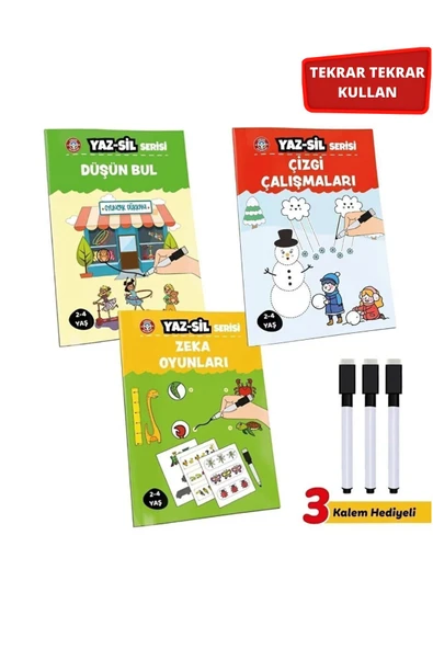 Çocuk Akademi Yeni Hazırlanan Yaz Sil Serisi-2 ürün görseli 1