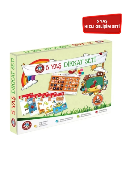 Çocuk Akademi Dikkat Kitapları 5 Yaş ürün görseli 1