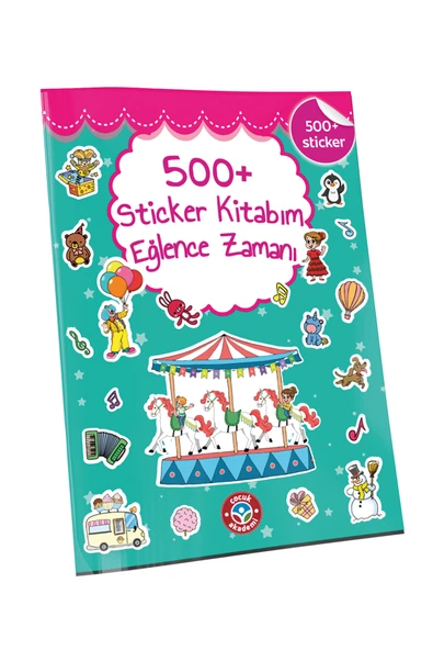 Çocuk Akademi 500+ Sticker Kitabım Eğlence Zamanı ürün görseli 1